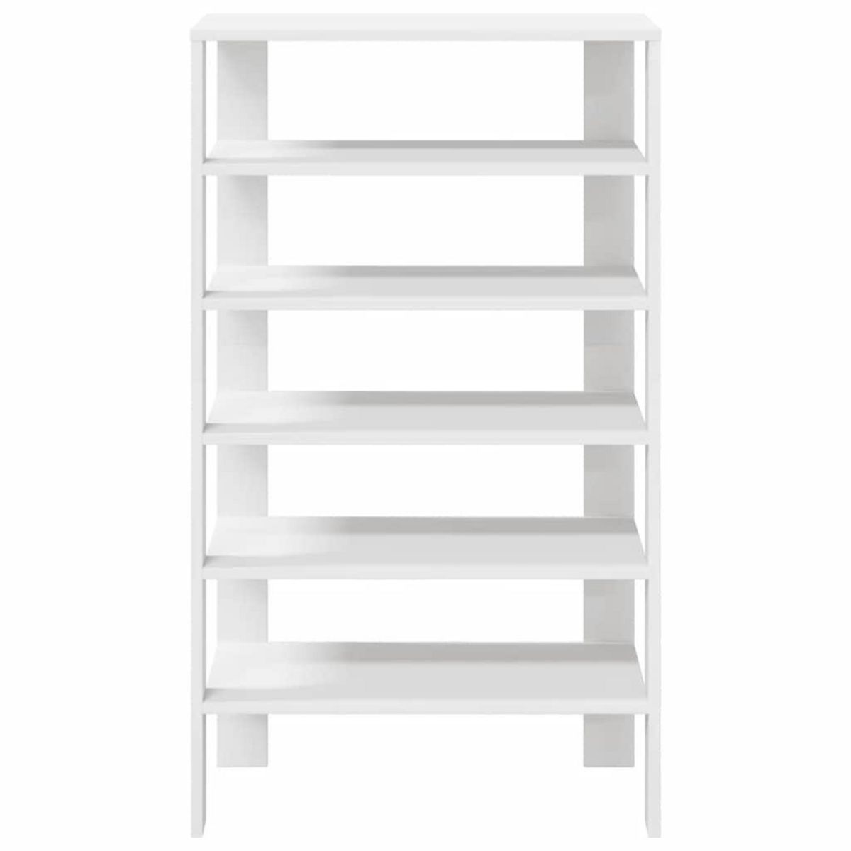 VIDAXL Etagere a chaussures blanc 61x32x105 cm bois d'ingenierie