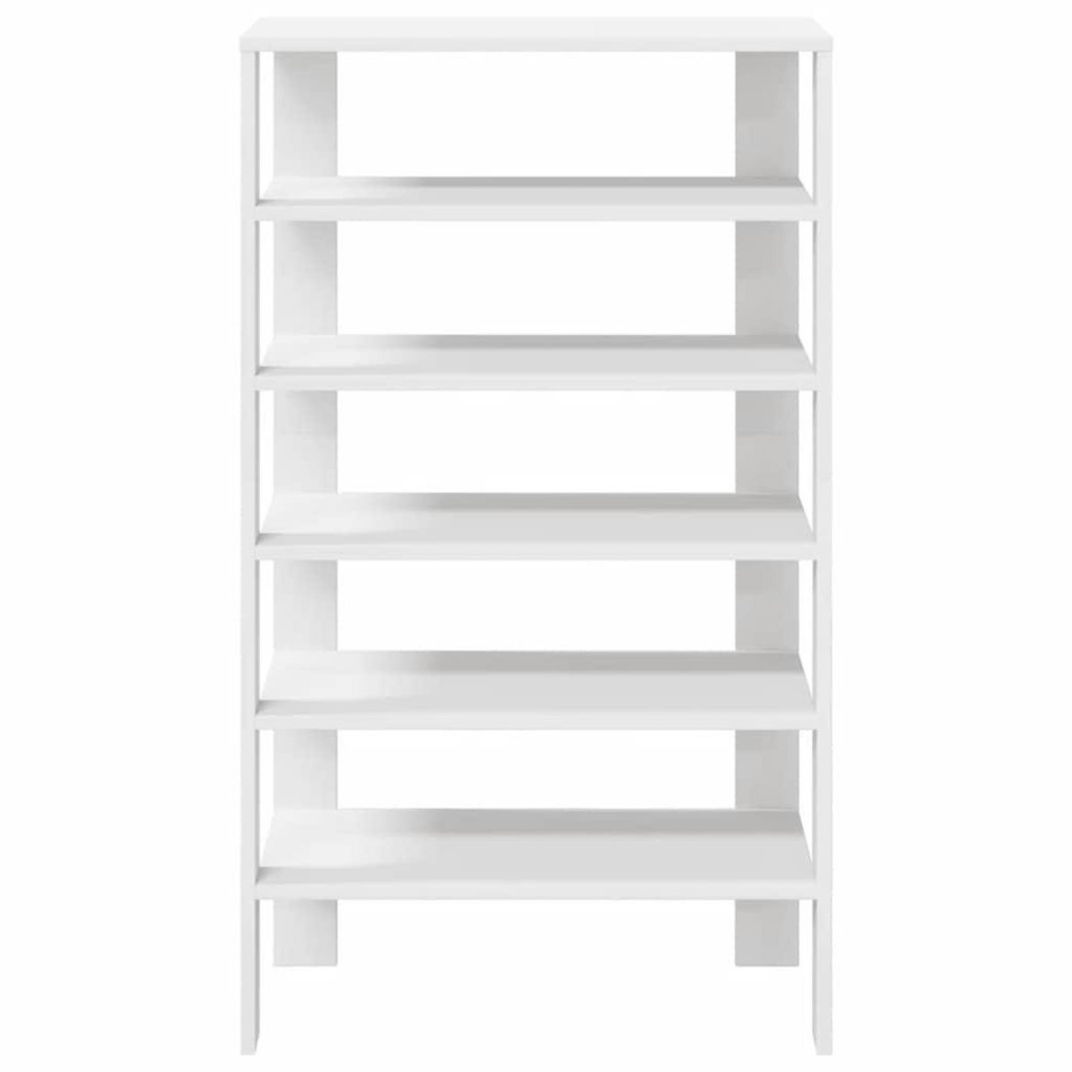 VIDAXL Etagere a chaussures blanc 61x32x105 cm bois d'ingenierie