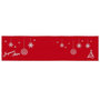 Voir la diapositive 1 : ATMOSPHERA Chemin de Table Noël  Feutrine  30x120cm Rouge
