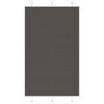 VIDAXL Store plisse noir 115x200 cm largeur du tissu 114,4cm polyester