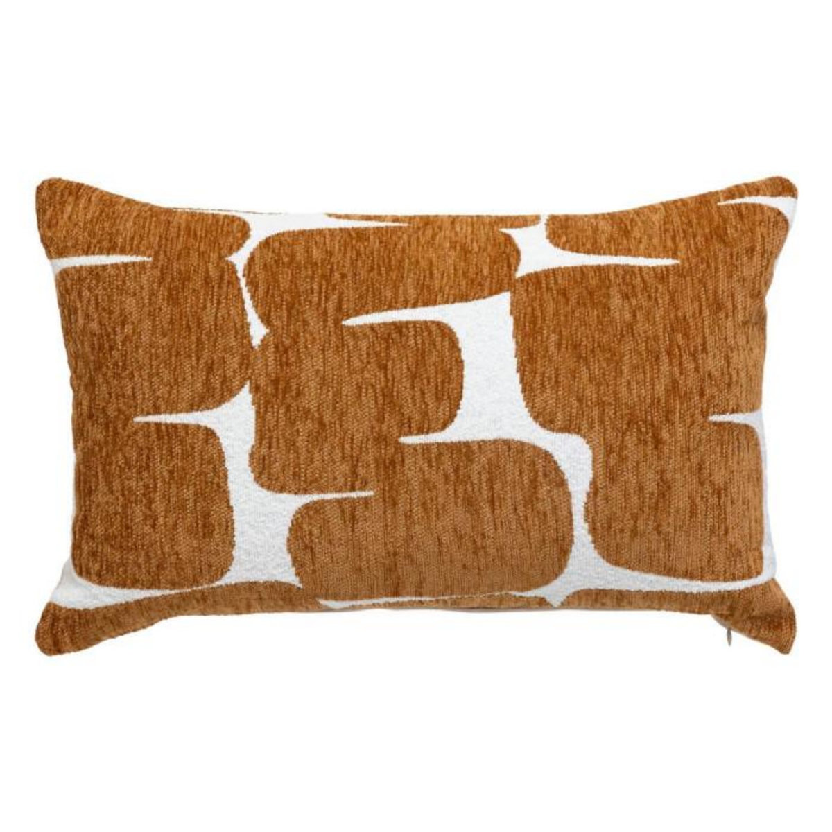 ATMOSPHERA Housse de Coussin Chenille  Jeni  30x50cm Caramel