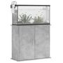Voir la diapositive 4 : VIDAXL Support pour aquarium gris béton 81x36x73 cm bois d ingénierie
