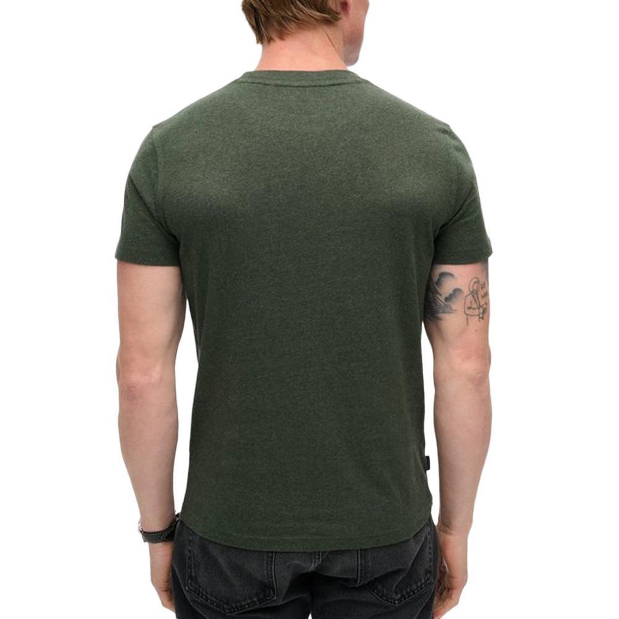 Voir la diapositive 2 : SUPERDRY T-shirt Kaki Homme Superdry Vintage LogoR6T