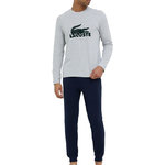 Lacoste Pyjama Noir/Gris Homme Marine Lacoste VXD. Coloris disponibles : Noir