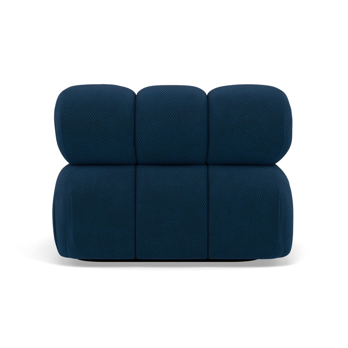 LISA DESIGN Ruby - module d'assise d'angle droit en velours texturé