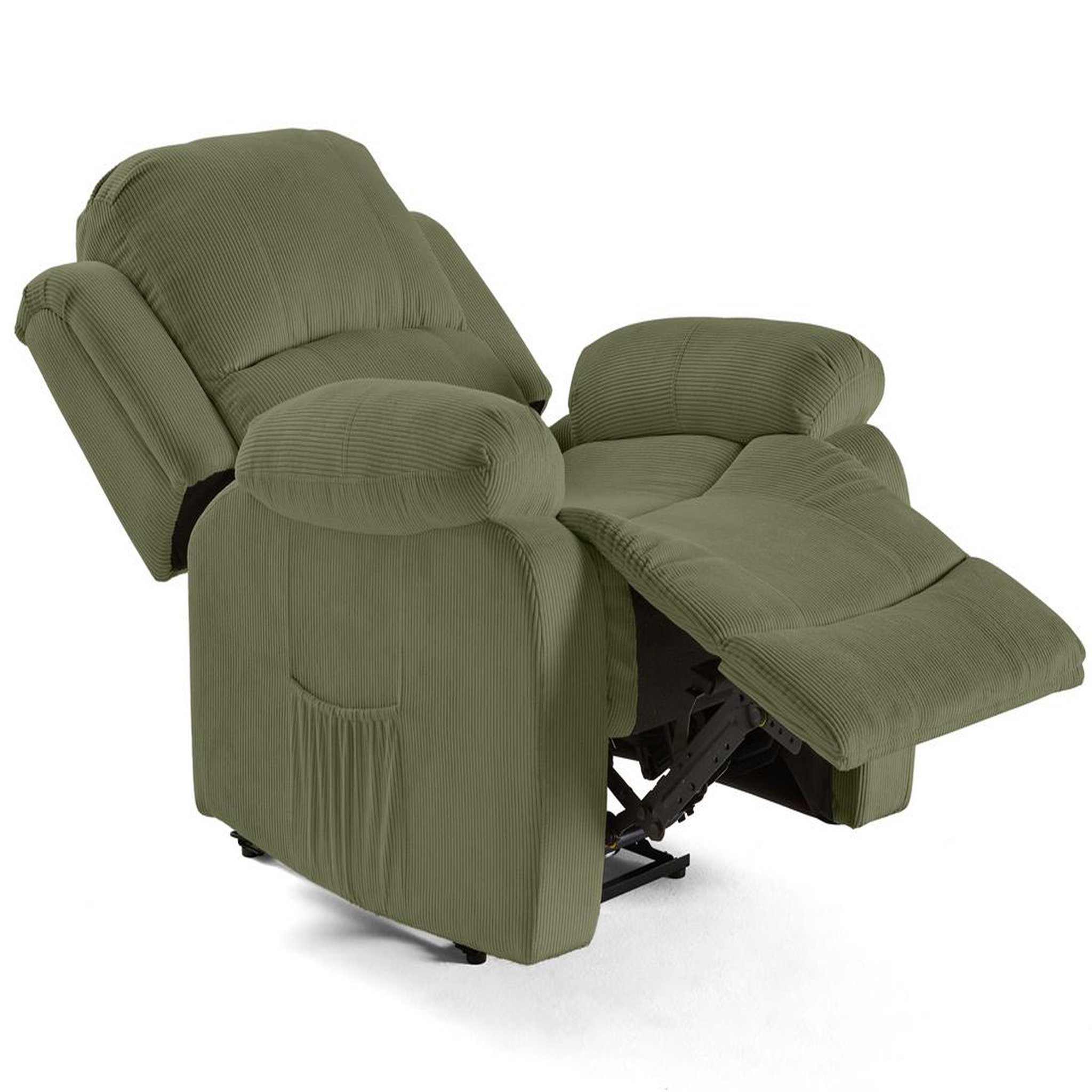Voir la diapositive 3 : BEST MOBILIER Armand - fauteuil relax électrique en velours côtelé