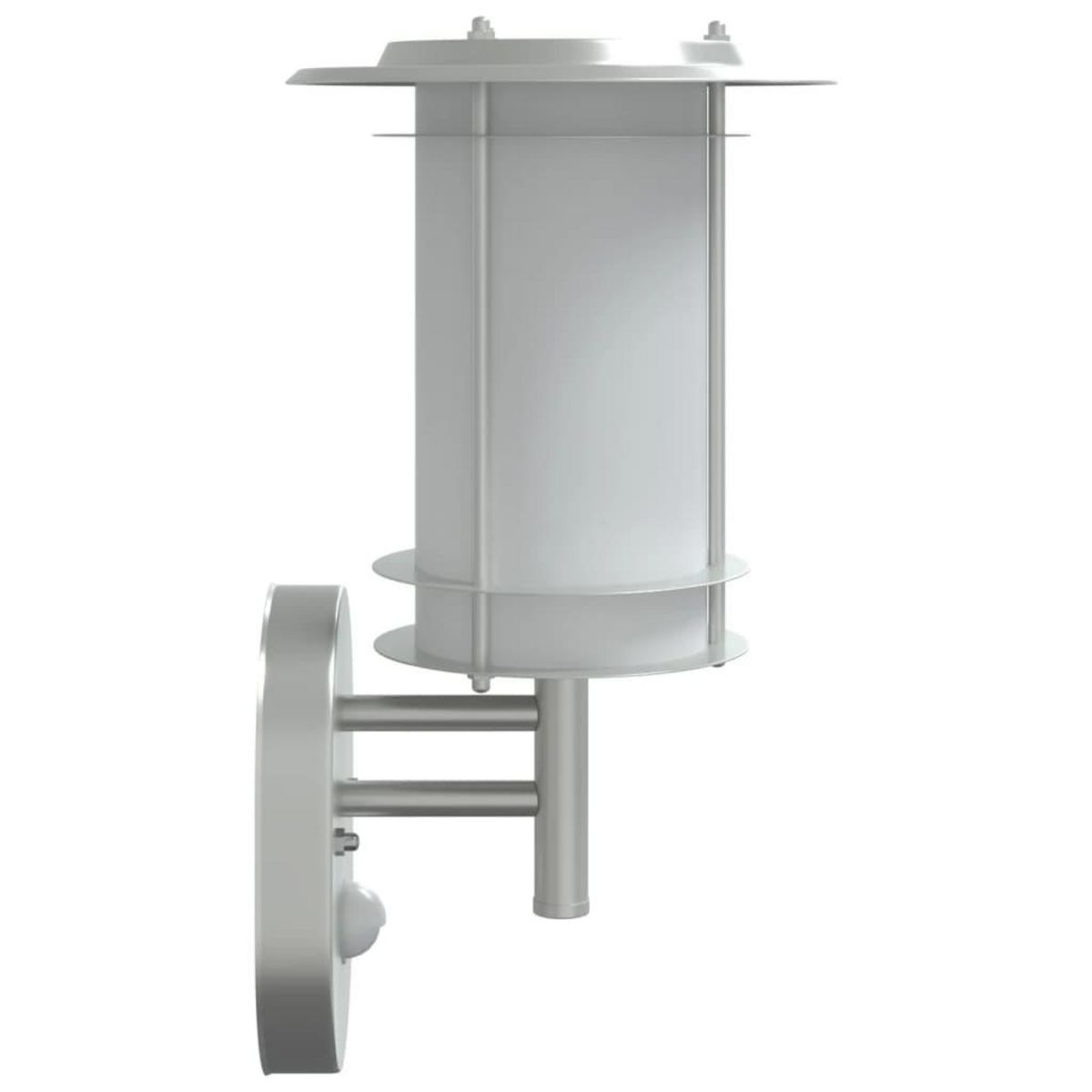 VIDAXL Appliques murales d'exterieur et capteurs 2pcs acier inoxydable