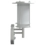 Voir la diapositive 5 : VIDAXL Appliques murales d'exterieur et capteurs 2pcs acier inoxydable