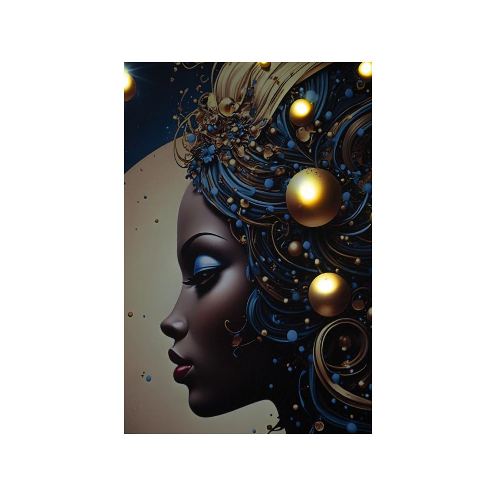 Voir la diapositive 6 : Paris Prix Tableau imprimé à led  minerva ii  60x90cm multicolore