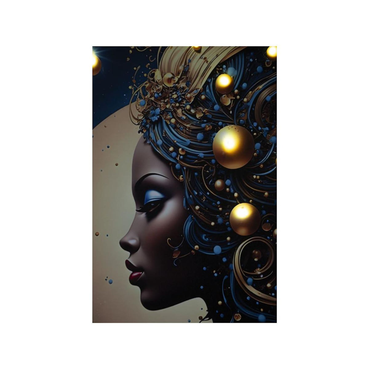 Paris Prix Tableau Imprimé à LED  Minerva II  60x90cm Multicolore