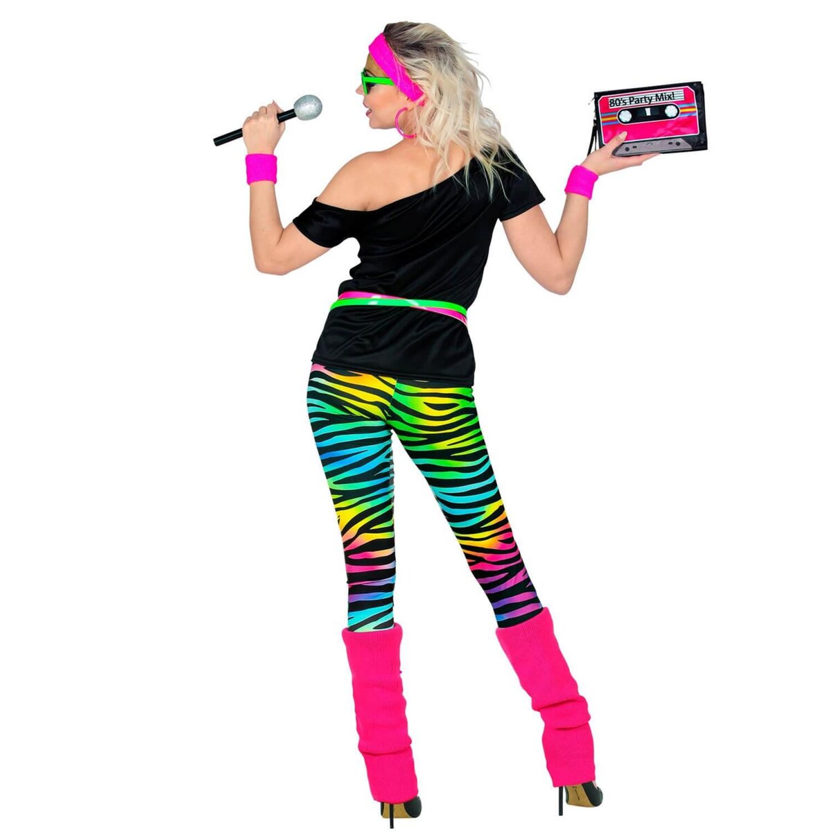 WIDMANN Déguisement mode des années 80 - S - 36/38