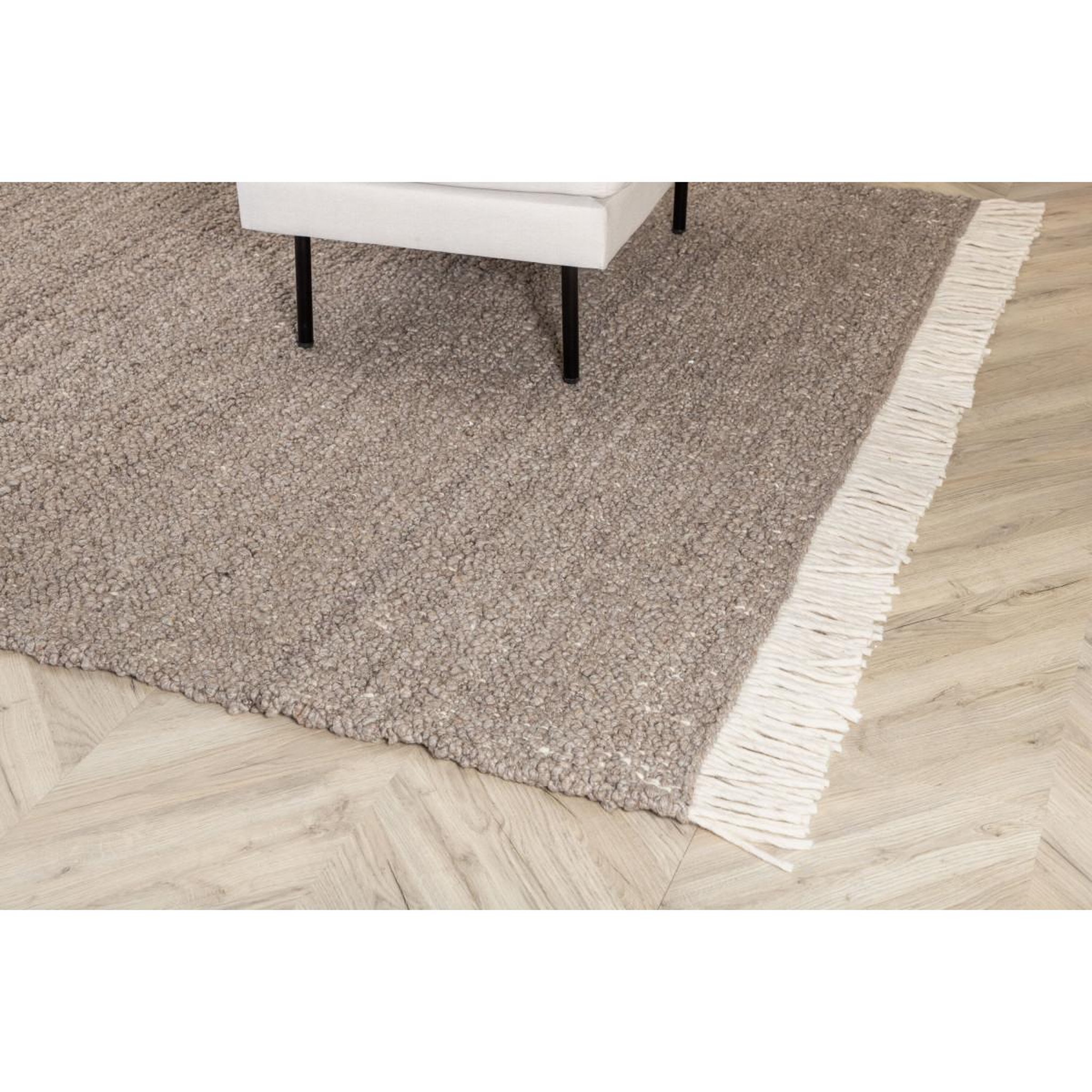 Voir la diapositive 5 : Paris Prix Tapis déco en laine  betina  200x300cm marron