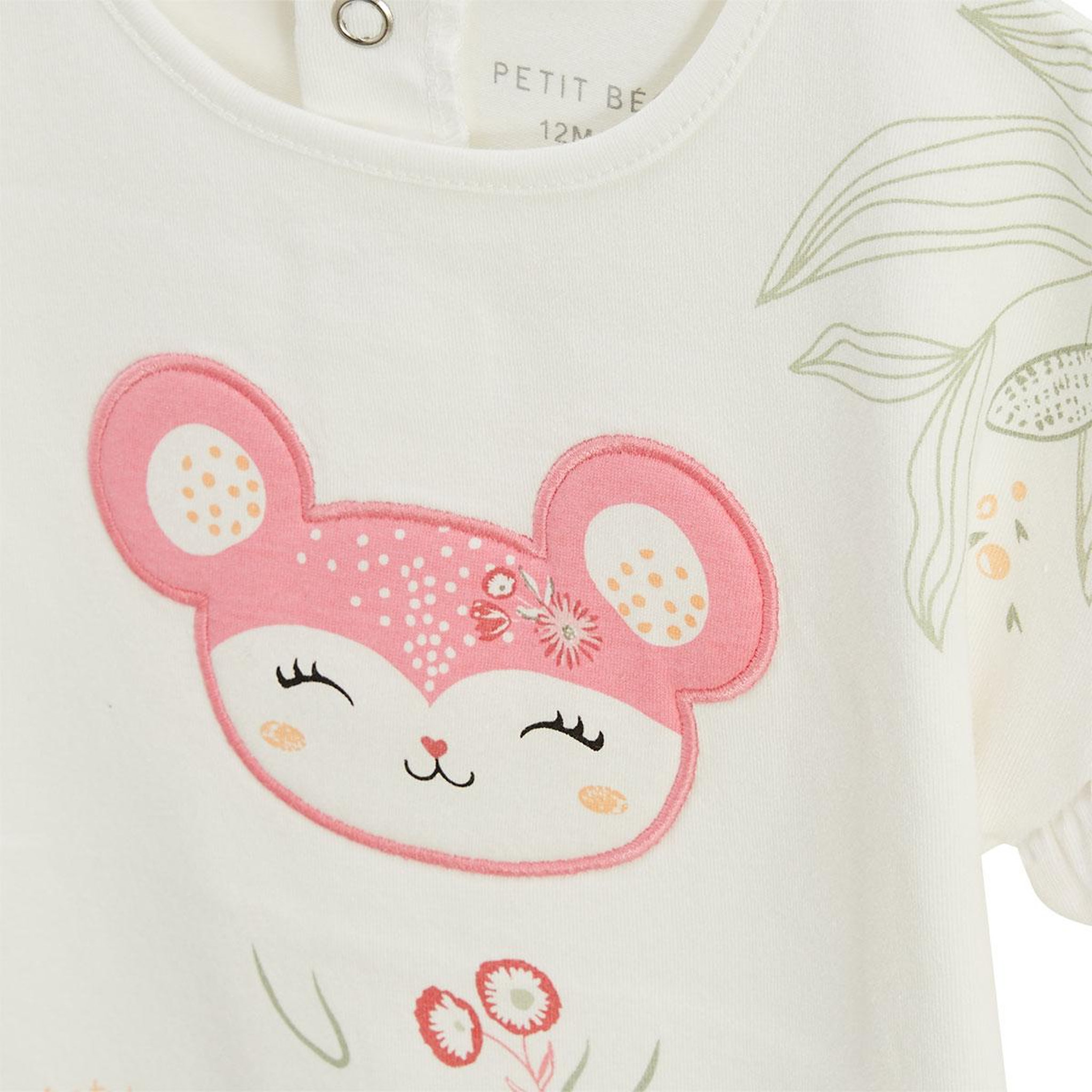 Voir la diapositive 2 : Petit Béguin Ensemble enfant t-shirt et short en gaze de coton anaelle