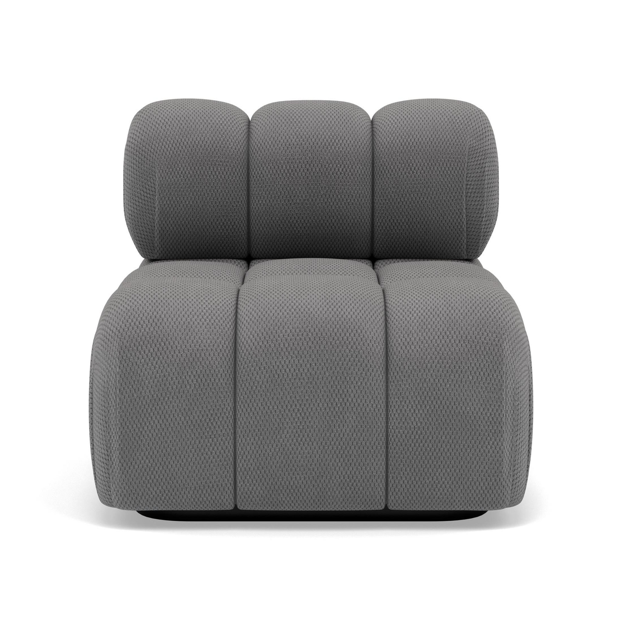 Voir la diapositive 1 : BEST MOBILIER Ruby - module d'assise en velours texturé