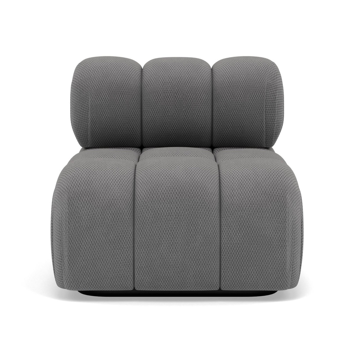 LISA DESIGN Ruby - module d'assise en velours texturé