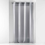 Paris Prix Rideau Voilage à Œillets  Castille  140x240cm Gris