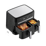 SEB Friteuse Moulinex Dual Easy Fry EZ901820 Capacité 8,3 litres