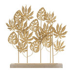 Paris Prix Objet Déco en Métal  Feuilles Exotiques  57cm Or