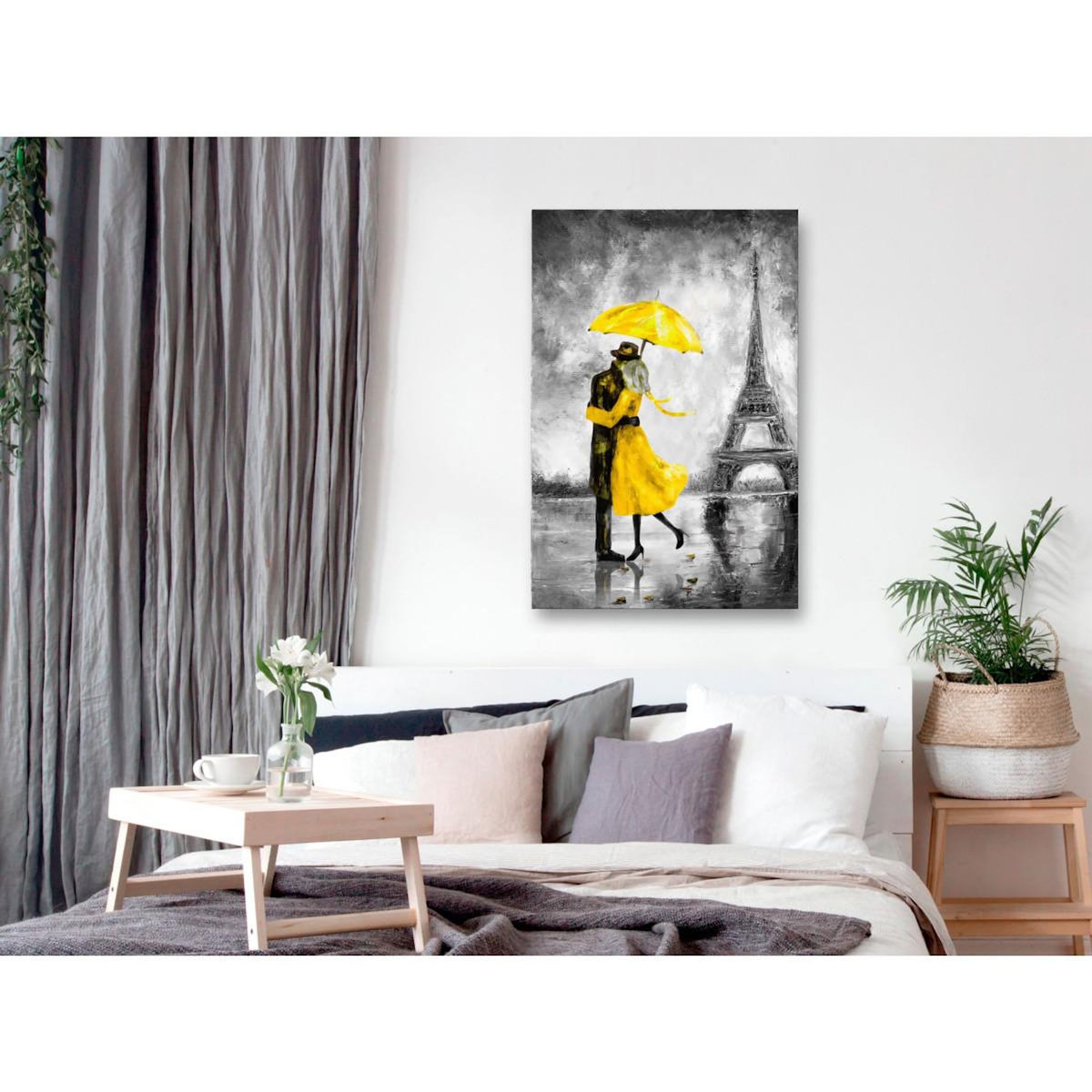 Paris Prix Tableau Imprimé  Paris Fog Yellow