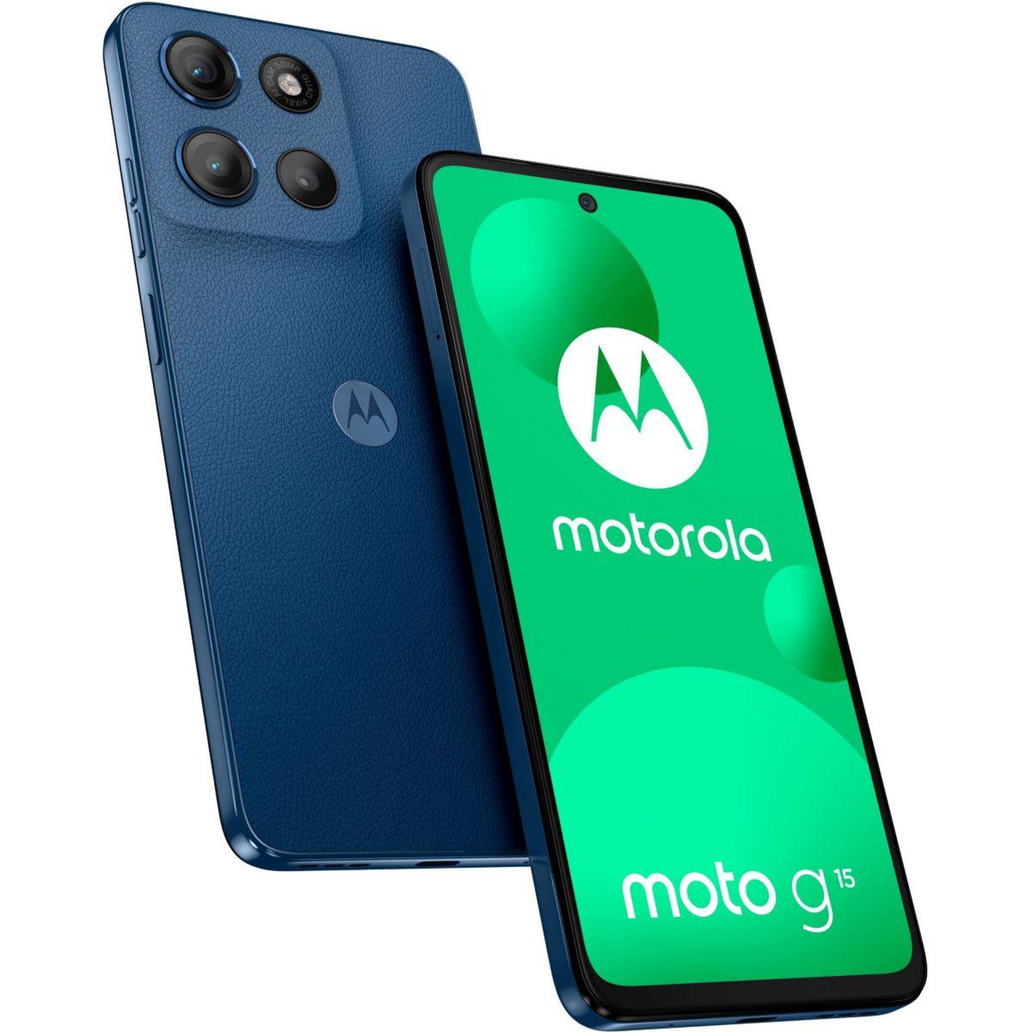 Voir la diapositive 3 : MOTOROLA Smartphone Pack G15 + Coque + verre trempe
