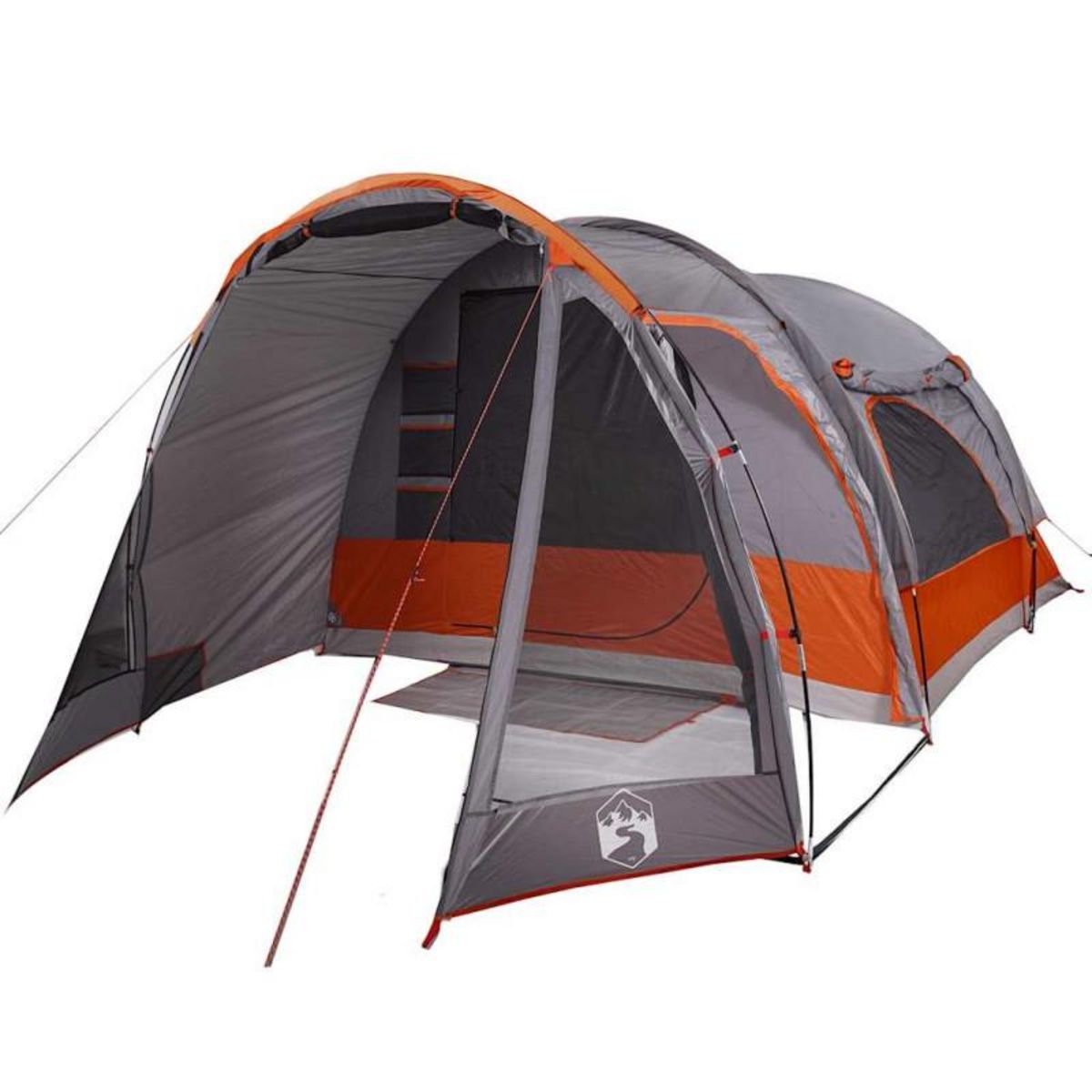 VIDAXL Tente familiale 6 personnes orange imperméable