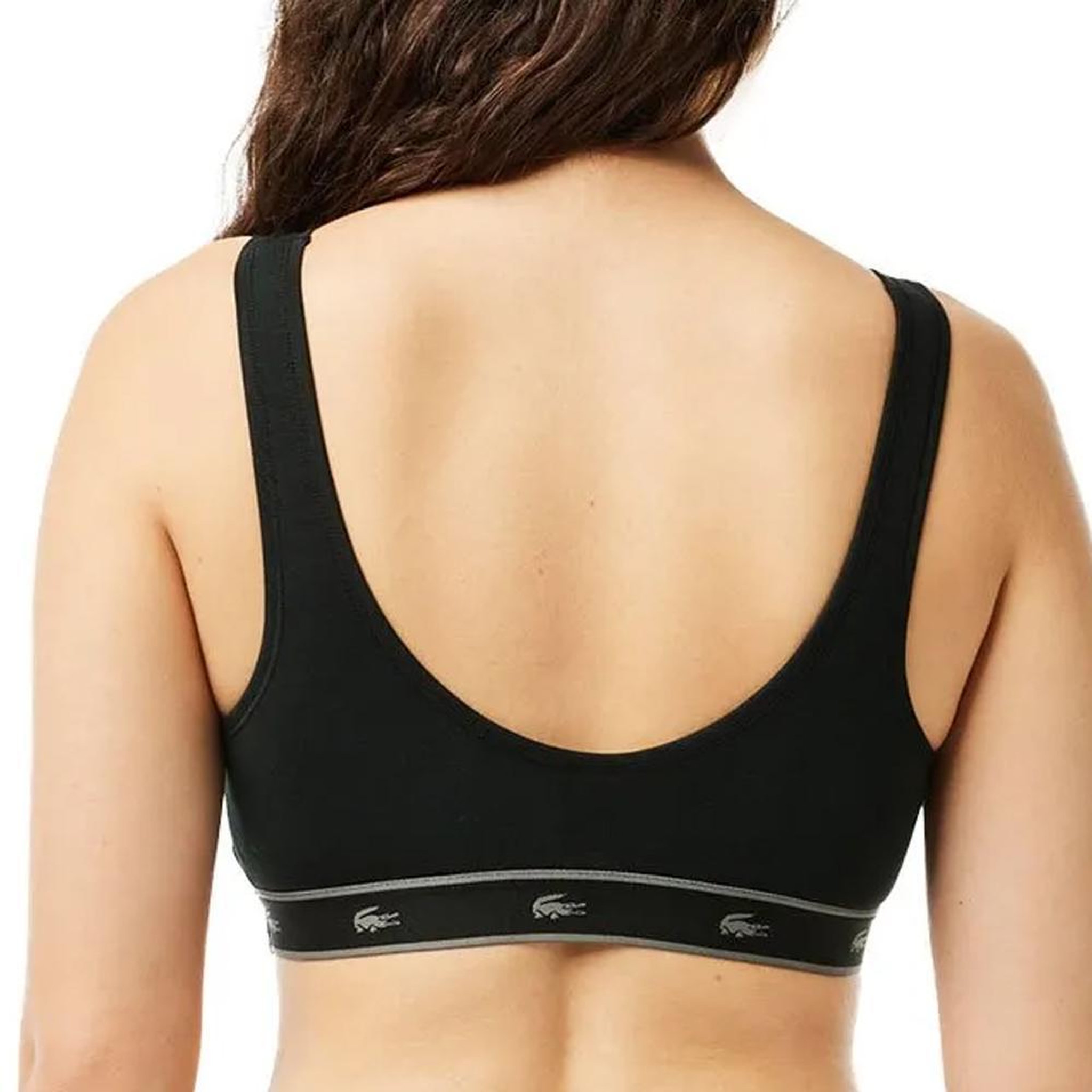 Voir la diapositive 2 : Lacoste Brassière Noir Lacoste Stripe Color
