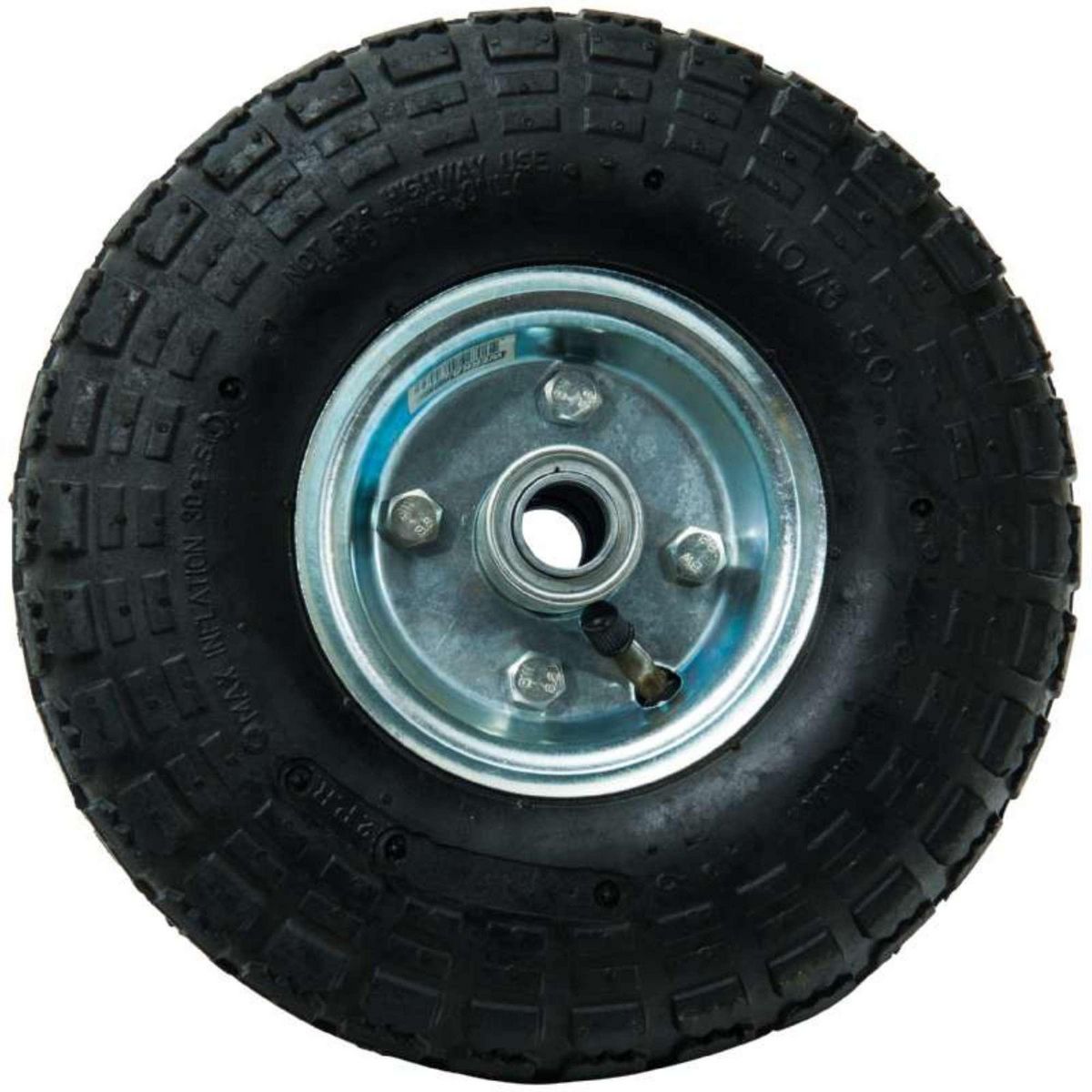  Roue gonflable 10  métal Ø 260 x 85 x 16mm