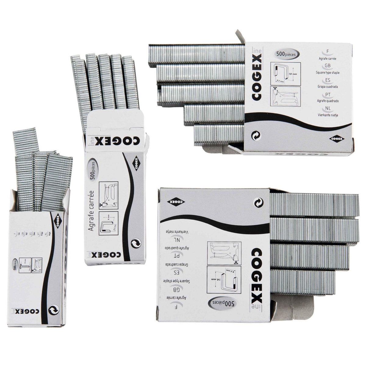 Cogex Lot agrafes et clous