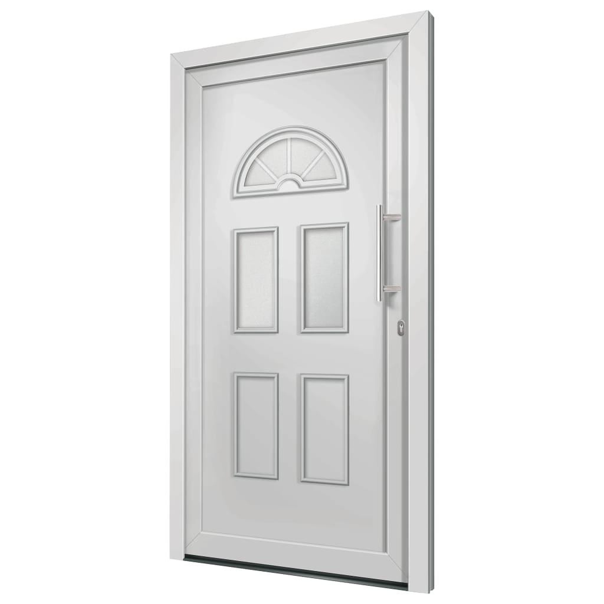 Voir la diapositive 4 : VIDAXL Porte d'entree Blanc 98x208 cm