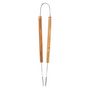 Voir la diapositive 2 : Ustensiles BBQ x 3 manche acier inoxydable et bois