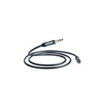 QED Rallonge Jack 1M50 Rallonge Casque 6.3mm M/F Graphit