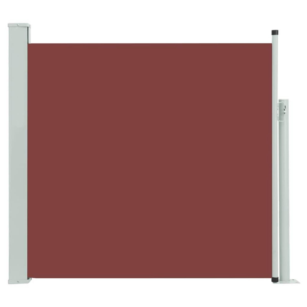 VIDAXL Auvent lateral retractable de patio 170x300 cm Marron