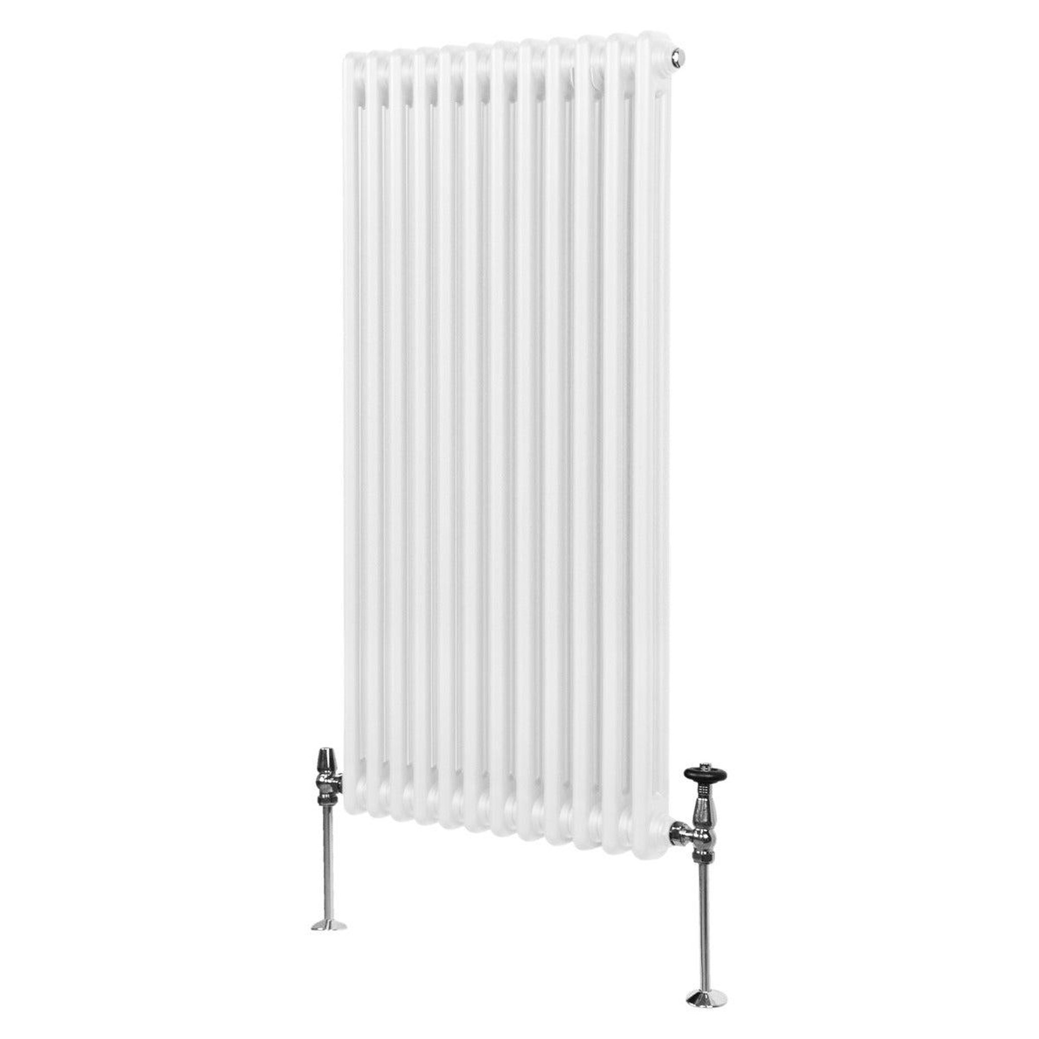 MONSTERSHOP Radiateur traditionnel à 2 colonnes – 1500 x 562 mm. Coloris disponibles : Noir, Blanc, Gris