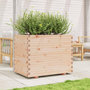 Voir la diapositive 3 : VIDAXL Jardiniere 90x60x72,5 cm bois de pin massif