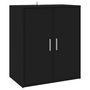 Voir la diapositive 5 : VIDAXL Armoire a chaussures Noir 60x35x70 cm Bois d'ingenierie