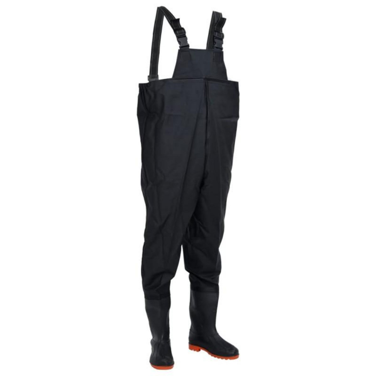 VIDAXL Cuissardes avec bottes noir taille 41