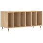 Voir la diapositive 2 : VIDAXL Armoire a disques chene sonoma 100x38x48 cm bois d'ingenierie