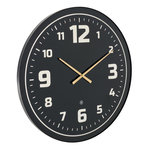 Paris Prix Horloge Murale à LED  Nita  70cm Noir & Jaune