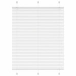 VIDAXL Store plisse blanc 105x100cm largeur du tissu 104,4cm polyester