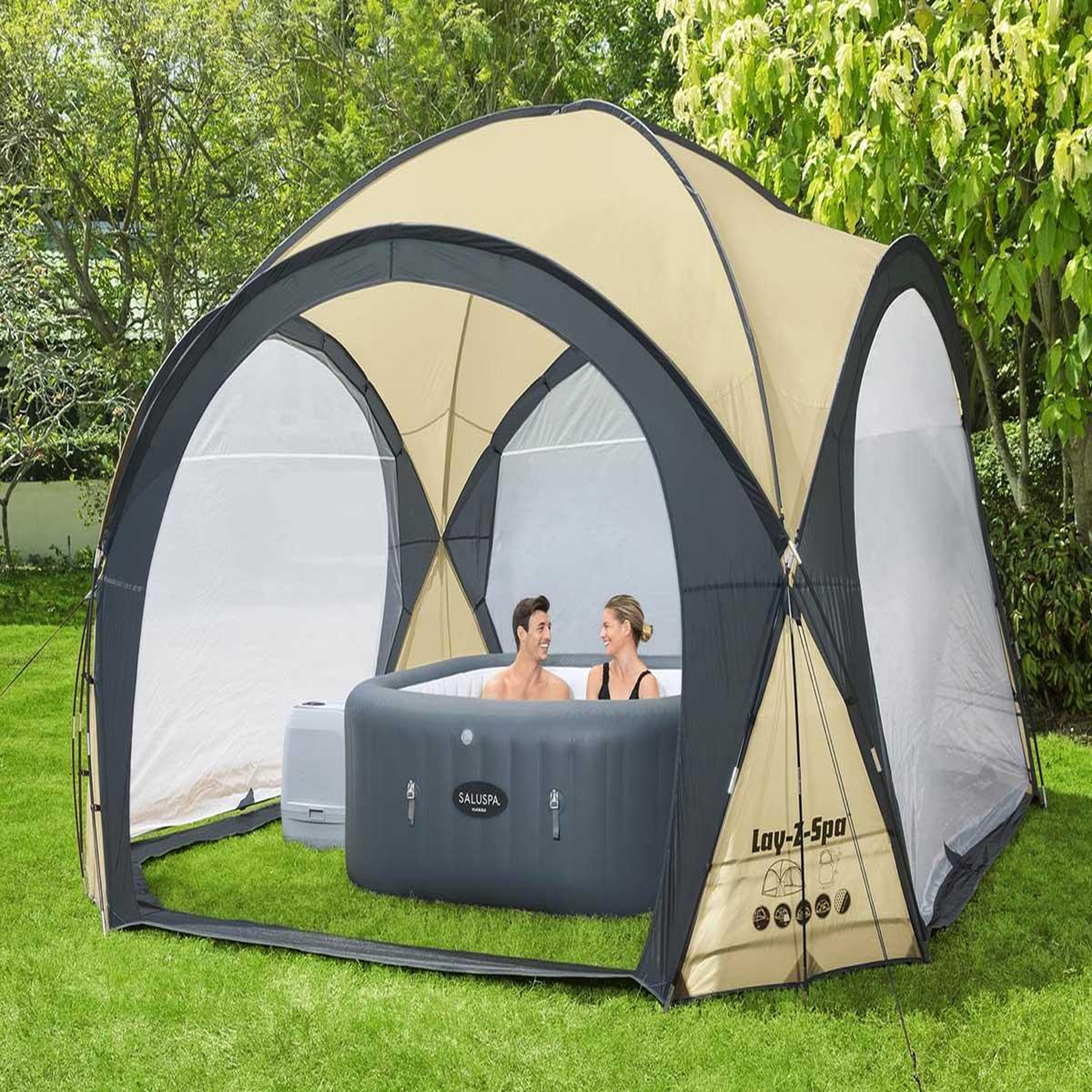 Voir la diapositive 4 : BESTWAY Dôme de protection pour spa gonflable Lay-Z-Spa - Bestway