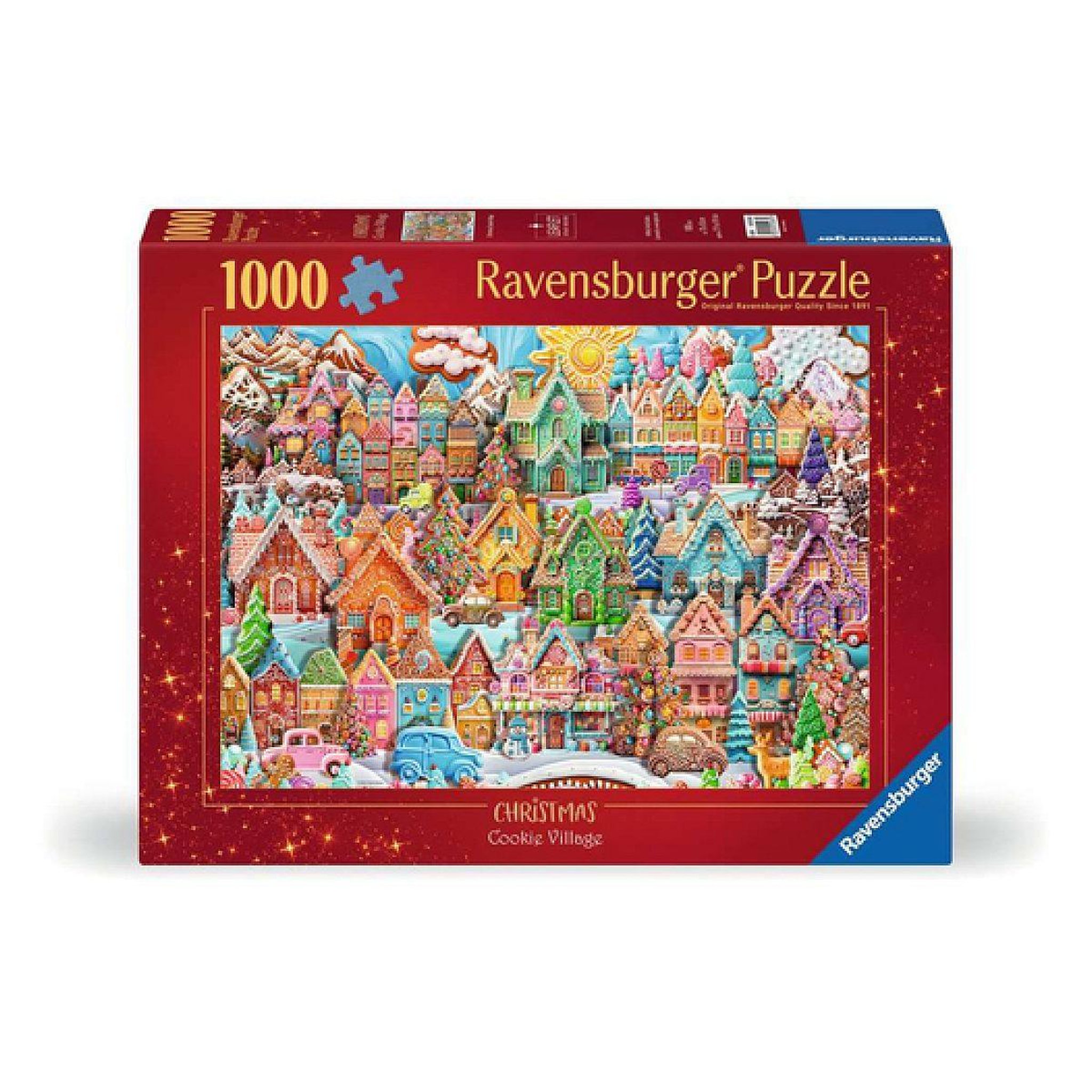 RAVENSBURGER Puzzle 1000p noël au village des cookies
