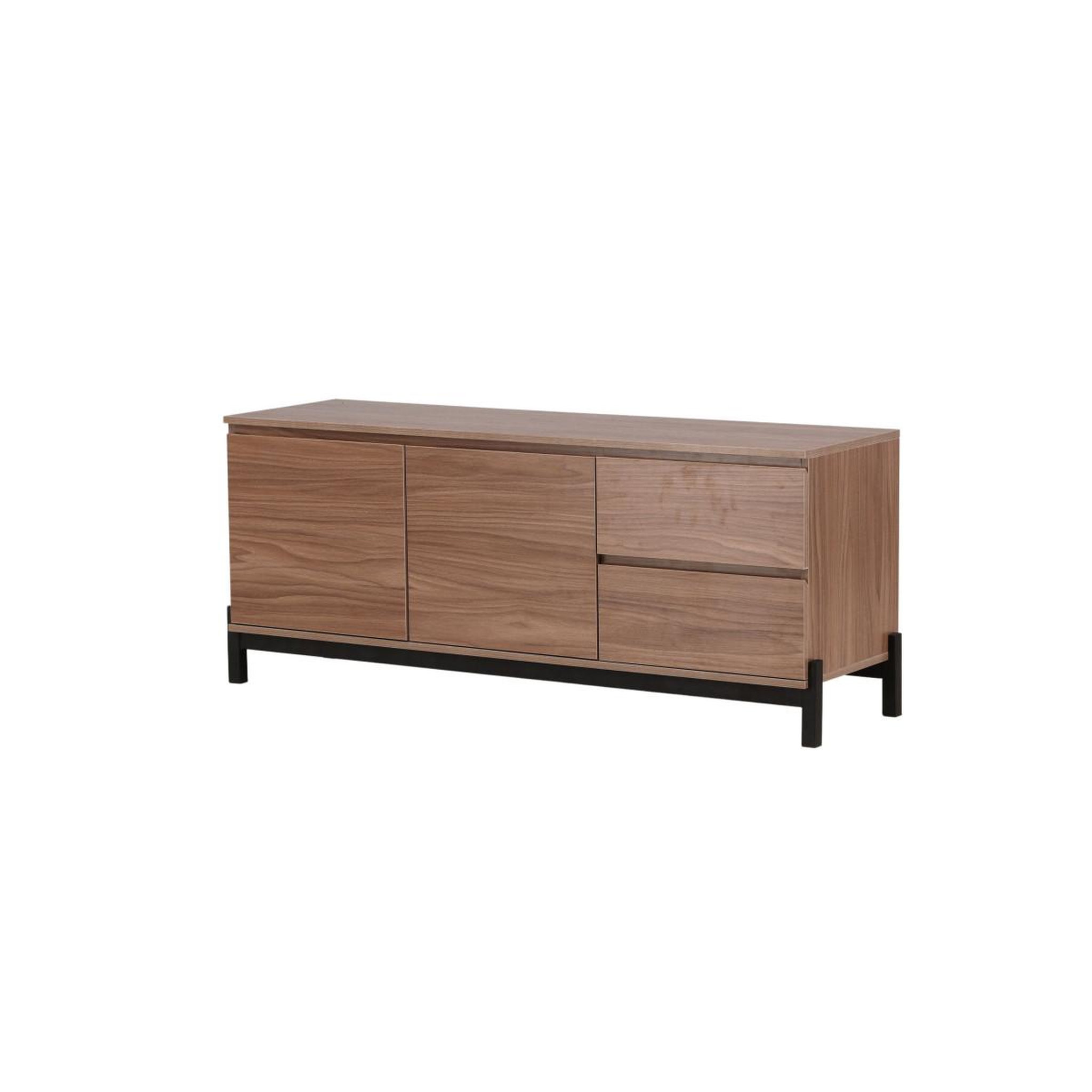 Voir la diapositive 6 : Paris Prix Meuble tv 2 portes & 2 tiroirs  corpus  138cm marron