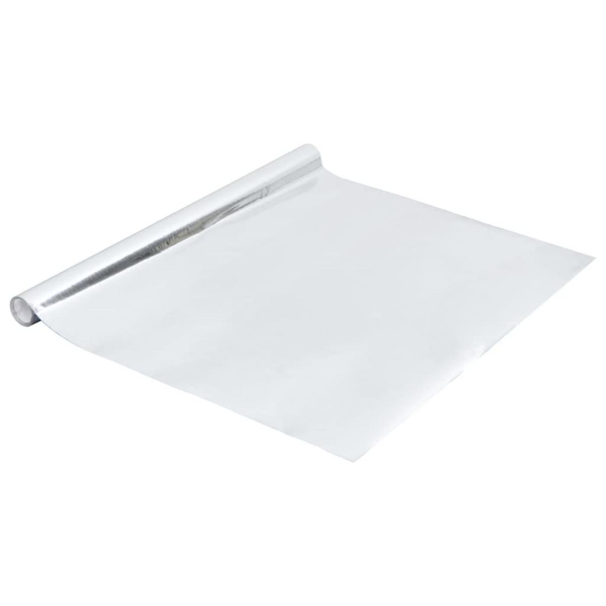 VIDAXL Film autoadhesif pour meubles Argente brillant 500x90 cm PVC