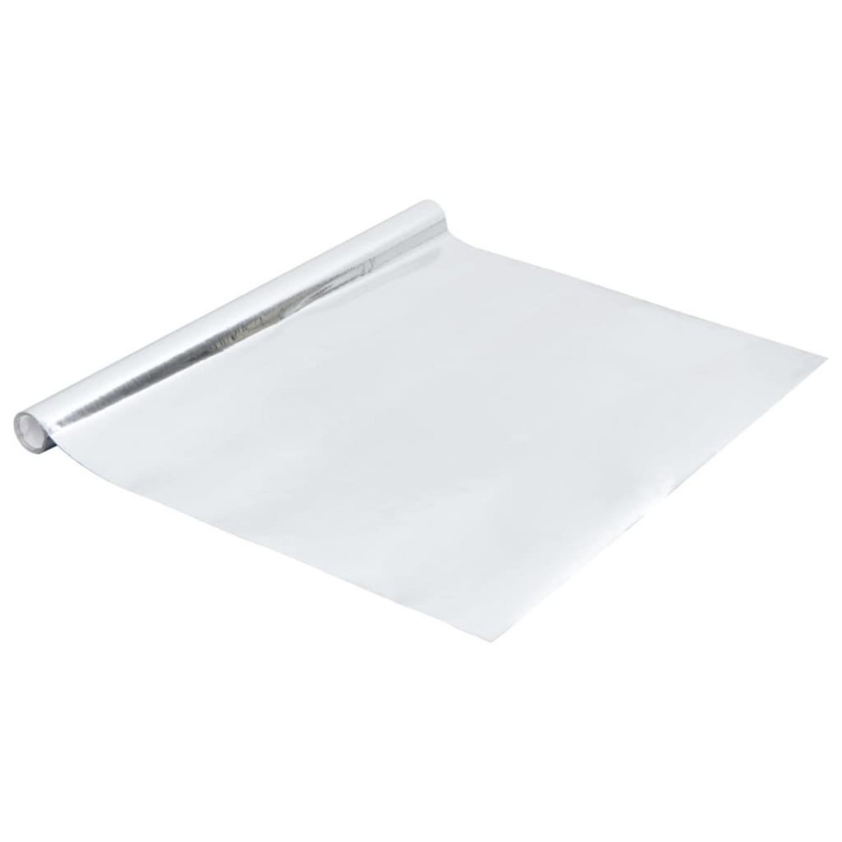 VIDAXL Film autoadhesif pour meubles Argente brillant 500x90 cm PVC