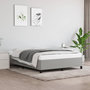 Voir la diapositive 1 : VIDAXL Cadre de lit sans matelas gris clair 140x200 cm tissu