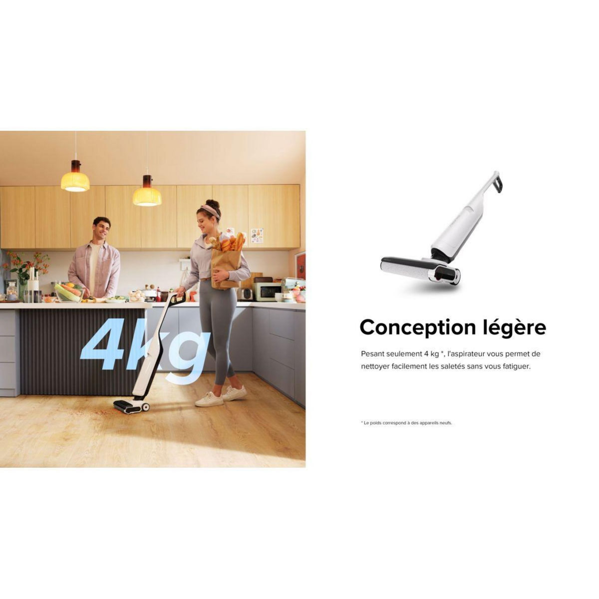 ROBOROCK Nettoyeur de sol Flexi Lite