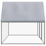 Voir la diapositive 3 : VIDAXL Poulailler argente et gris 3x2x2 m acier galvanise