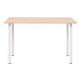 Voir la diapositive 2 : VIDAXL Table a manger 120x60x73 cm Chene et blanc
