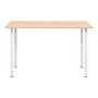 Voir la diapositive 2 : VIDAXL Table a manger 120x60x73 cm Chene et blanc