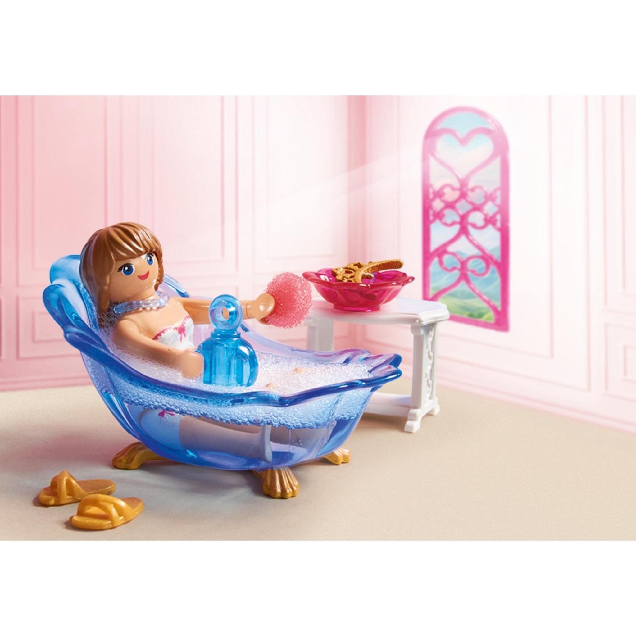 Voir la diapositive 2 : PLAYMOBIL Salle de bain royale avec princesse et accessoires